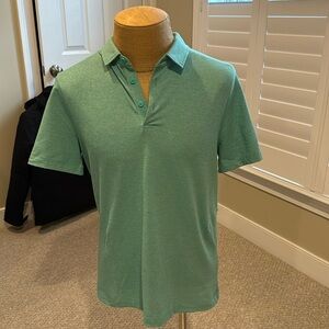 Lululemon Evolution Polo shirt, EUC, Large, Maldives Green/aqua